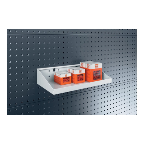 bott tablette de rangement B900xP170xH105/30 mm pour panneaux perforés