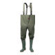 Bottes culotte taille 40 vert olive PVC sur tissu porteur en polyester-1