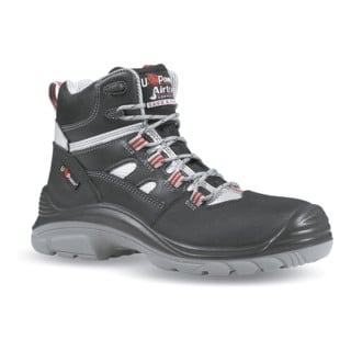 U-Power Chaussures de sécurité Cross S3 SRC noir/rouge