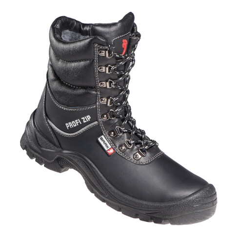 Bottes de sécurité d'hiver Magnus-Profi taille 41 en cuir lisse noir