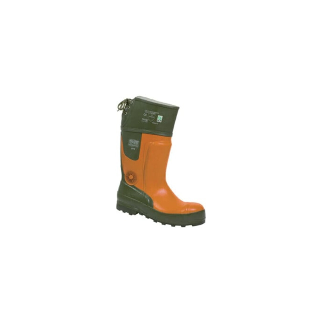 Bottes forestières Forest Jack, EN20345 S2 Olive de classe II de protection contre les coupures d'orme