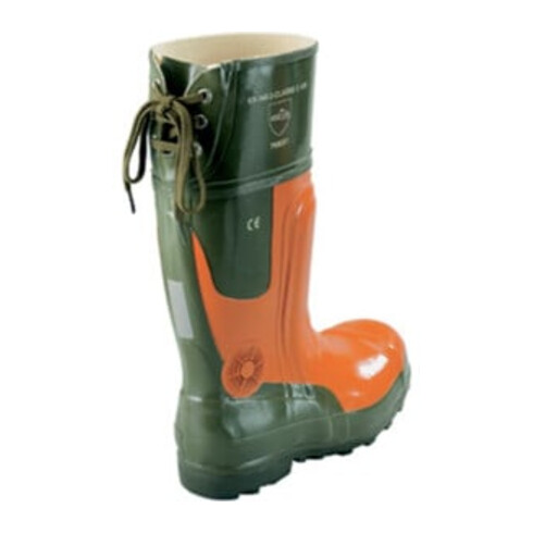 Bottes forestières Forest Jack, EN20345 S2 Olive de classe II de protection contre les coupures d'orme