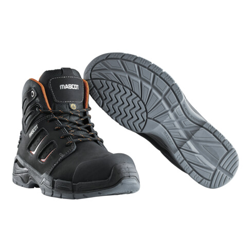Mascot Rimo chaussures de sécurité S3 chaussures de sécurité noir/orange foncé 11