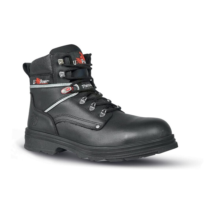 Bottes de sécurité Performance T. 40 noir cuir lisse S3 SRC CI EN ISO 20345