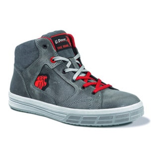 Botte de sécurité U-Power Predator, EN ISO 20345 S3 SRC grise/rouge