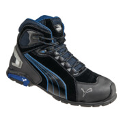 Bottes de sécurité Puma Rio Noir Mid, EN20345 S3 noir/bleu