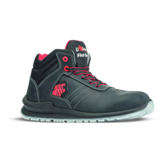 Bottes de sécurité Walter T. 43 noir cuir pull-up S3 SRC EN ISO 20345