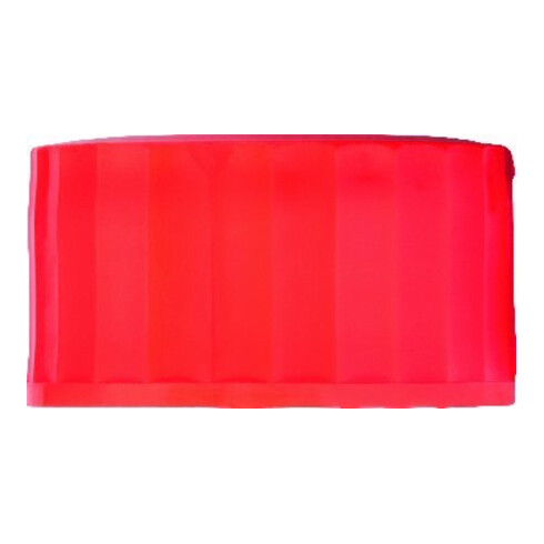 Bouchon à vis rouge pour flacon à colle à piston