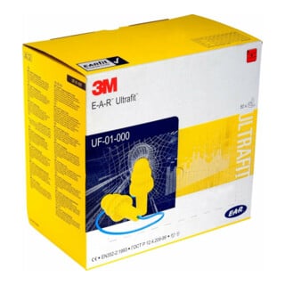 Bouchon antibruit E-A-R ULTRAFIT EN 352-2 (SNR)=32 dB carton à 50 paires