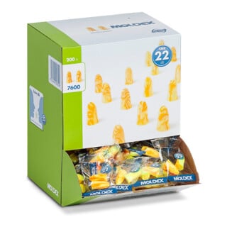 Moldex Bouchons d’oreilles MelLows 7600 1 paire/sachet orange/jaune 200 paires/UE