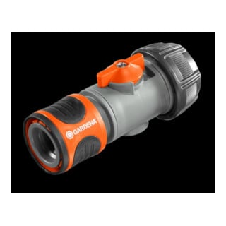 Bouchon régulateur GARDENA, pour tuyaux de 19 mm (3/4") et 16 mm (5/8")