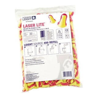 Bouchons de protection auditive Laser Lite EN 352-2 SNR 35 dB recharge 200 PA/pk.
