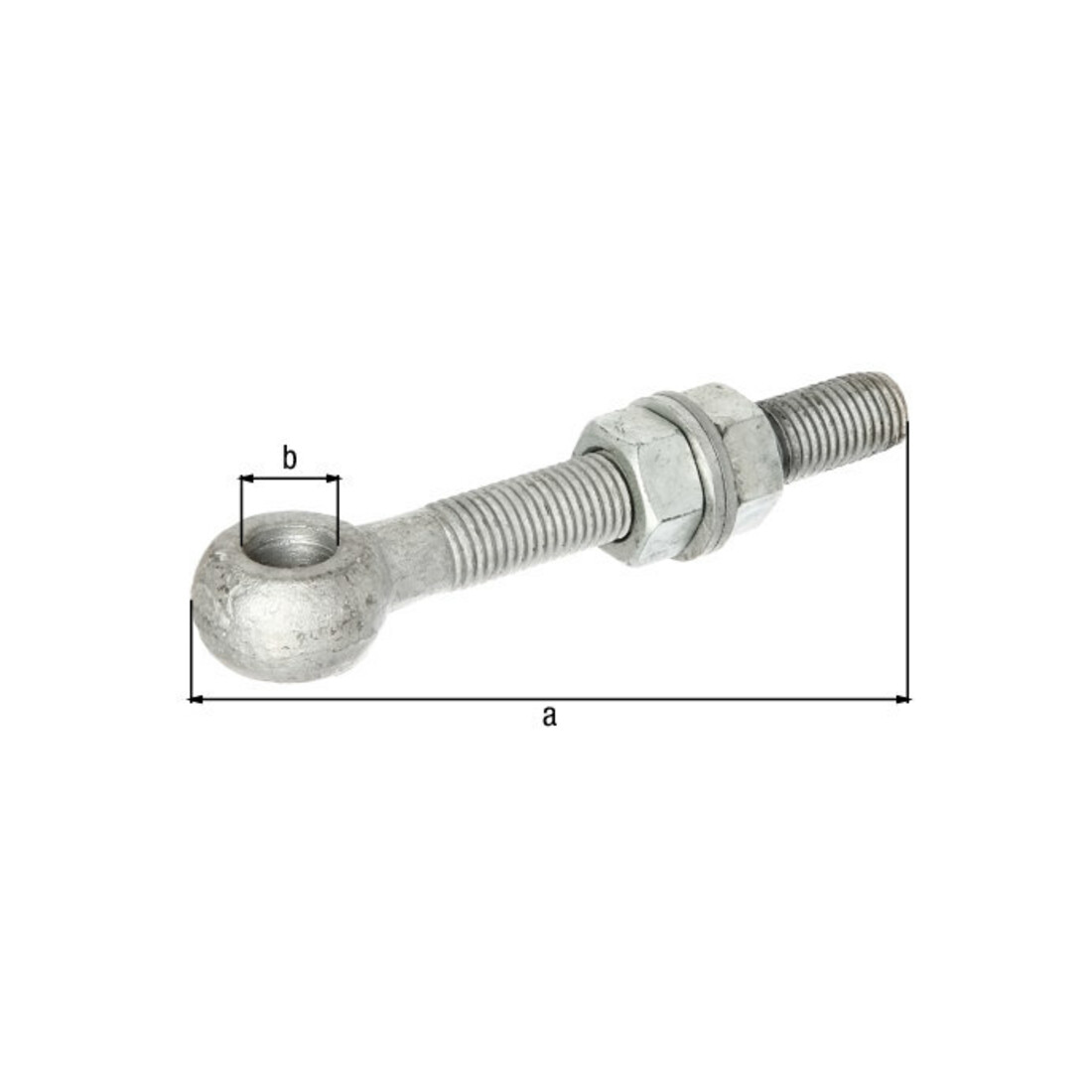 Gustav Alberts Boulon à oeil adapté aux charnières de but
