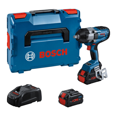Boulonneuses sans-fil GDS 18V-1000 Bosch avec 2x batteries ProCORE18V 8.0Ah, dans L-BOXX