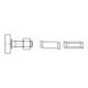 Boulon HALFEN type 38/17 A 4 avec écrou hexagonal acier inoxydable-1