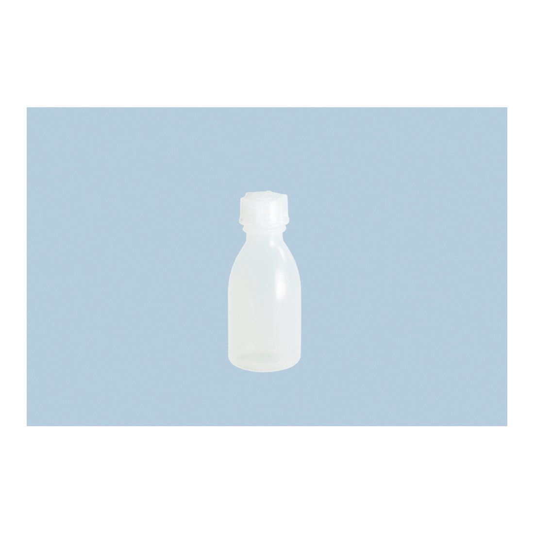 Bouteille à col étroit 100 ml, PE-BD couleur naturelle, rond