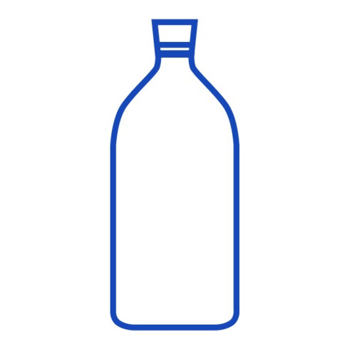 Bouteille à col étroit 100 ml, PE-BD couleur naturelle, rond