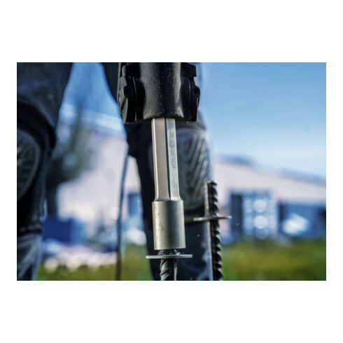 Bouterolle d’enfoncement à queue six pans 28 mm 300 mm