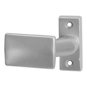 Bouton cannelé fixé tournant sur rosace en fonte F1