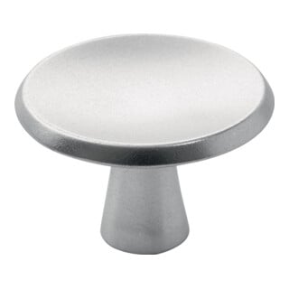Bouton de meuble Hermeta 3751 fonte d'aluminium argent.elox.m.v. M4x25mm