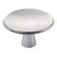 Bouton de meuble Hermeta 3753 fonte d'aluminium argent.elox.m.vis M4x25mm