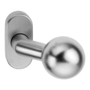 Bouton de porte profilé 2033/4020 VA VA EST Montage M12 couronné