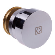 Bouton poussoir Hansa chromé complet-1