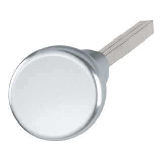 Bouton-poussoir Hoppe 54/54 en aluminium. Tour F1. VK 8mm