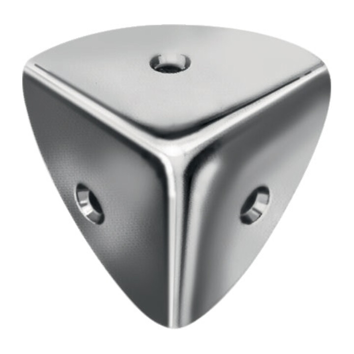 Box corner H.36mm S.0,9mm STA galv. forme haute Qté. Trous 3 Vormann
