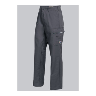 BP® Arbeitshose mit verdeckten Knöpfen, dunkelgrau, Gr. 60, Länge n