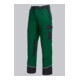BP® Arbeitshose mit verdeckten Knöpfen und Kniepolstertaschen, mittelgrün/schwarz-1