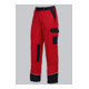 BP® Arbeitshose mit verdeckten Knöpfen und Kniepolstertaschen, rot/schwarz-1