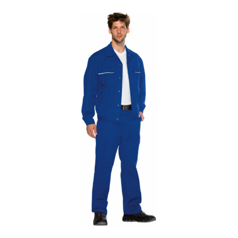 BP® Arbeitsjacke mit verdeckten Knöpfen, königsblau