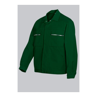 BP® Arbeitsjacke mit verdeckten Knöpfen, mittelgrün, Gr. 56/58, Länge l