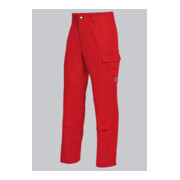 BP® Basic-Arbeitshose aus Baumwolle mit Kniepolstertaschen, rot