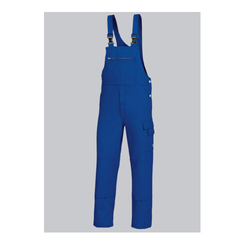 BP® Basic-Latzhose aus Baumwolle mit Kniepolstertaschen, königsblau