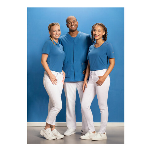 BP® Damen-Poloshirt, azurblau