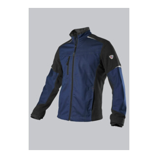 BP® Hybrid-Arbeitsjacke, nachtblau/schwarz, Gr. 56/58, Länge n