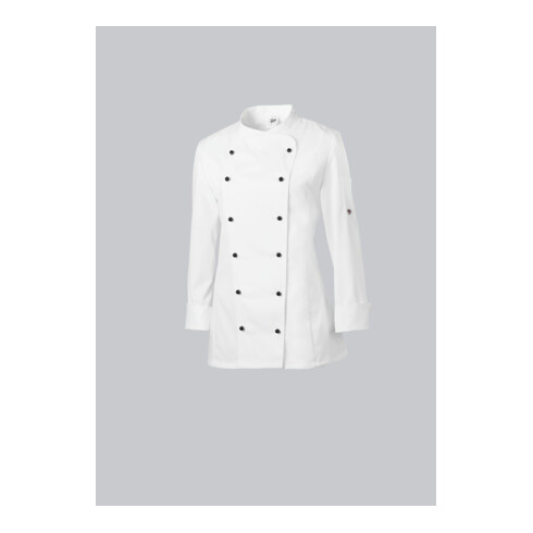 BP® Kochjacke für Damen, weiß, Comfortec Stretch