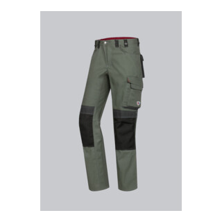 BP® Komfort-Arbeitshose mit Kniepolstertaschen, olivgrün/anthrazit, Gr. 50, Länge l