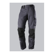BP® Komfort-Arbeitshose mit Reflex und Kniepolstertaschen, dunkelgrau/schwarz