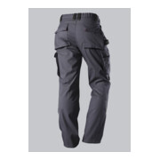 BP® Komfort-Arbeitshose mit Reflex und Kniepolstertaschen, dunkelgrau/schwarz-3