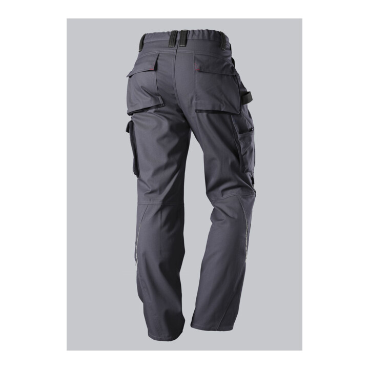BP® Komfort-Arbeitshose mit Reflex und Kniepolstertaschen, dunkelgrau/schwarz, Gr. 56, Länge n