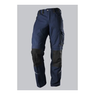 BP® Komfort-Arbeitshose mit Reflex und Kniepolstertaschen, nachtblau/anthrazit, Gr. 48, Länge n