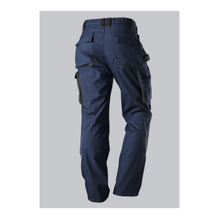 BP® Komfort-Arbeitshose mit Reflex und Kniepolstertaschen, nachtblau/anthrazit, Gr. 60, Länge n