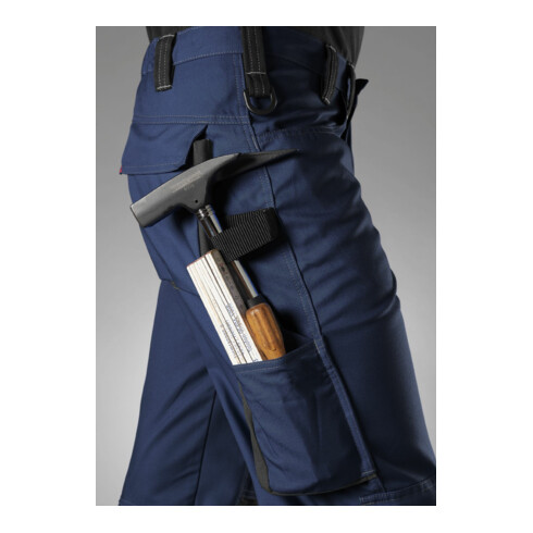 BP® Komfort-Arbeitshose mit Reflex und Kniepolstertaschen, nachtblau/anthrazit