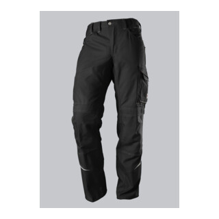 BP® Komfort-Arbeitshose mit Reflex und Kniepolstertaschen, schwarz, Gr. 56, Länge n