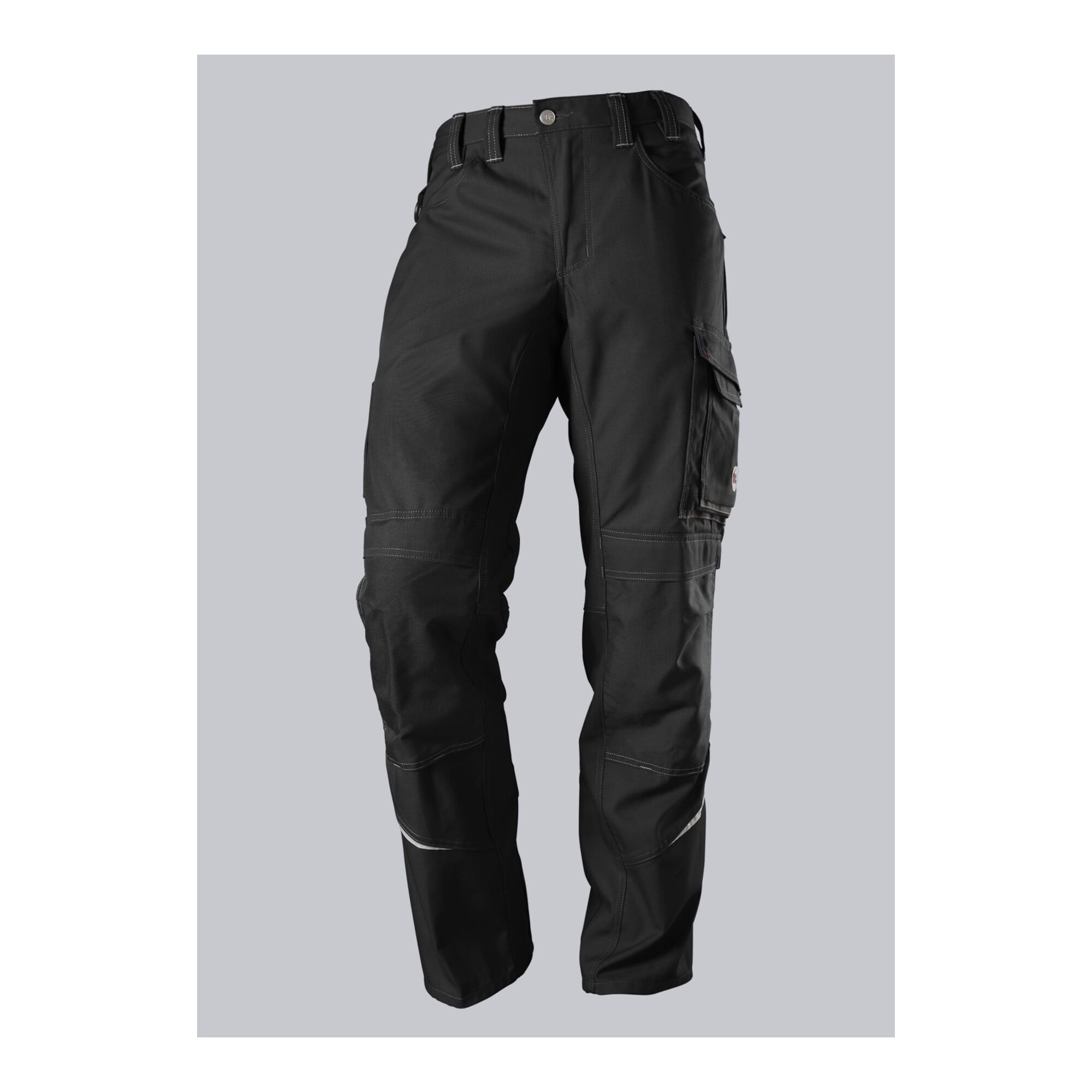 BP Komfort-Arbeitshose mit Reflex und Kniepolstertaschen, schwarz, Gr. 56, Länge n