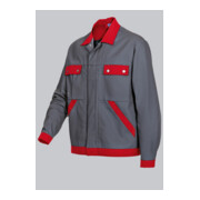 BP® Komfort-Arbeitsjacke, dunkelgrau/rot
