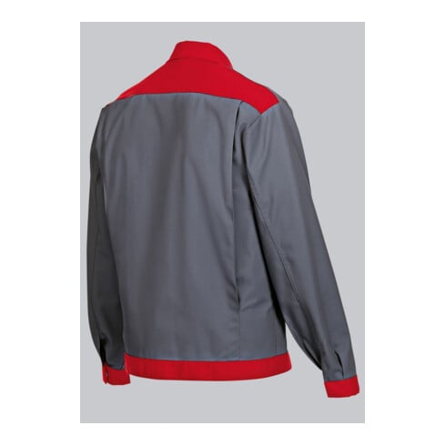 BP® Komfort-Arbeitsjacke, dunkelgrau/rot
